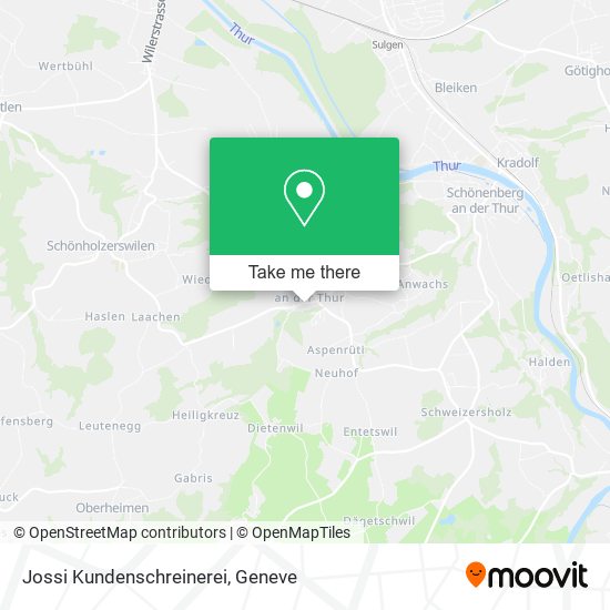 Jossi Kundenschreinerei map