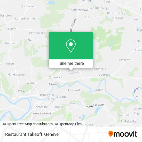 Restaurant Takeoff map