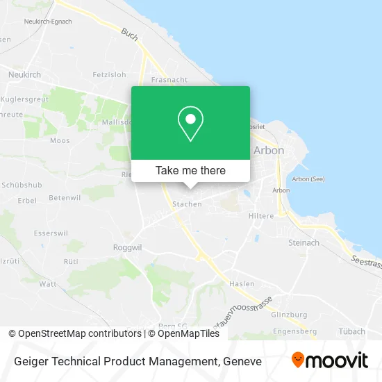 Geiger Technical Product Management map