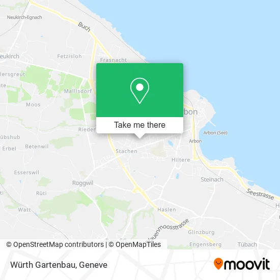 Würth Gartenbau map