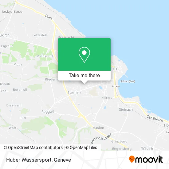 Huber Wassersport map
