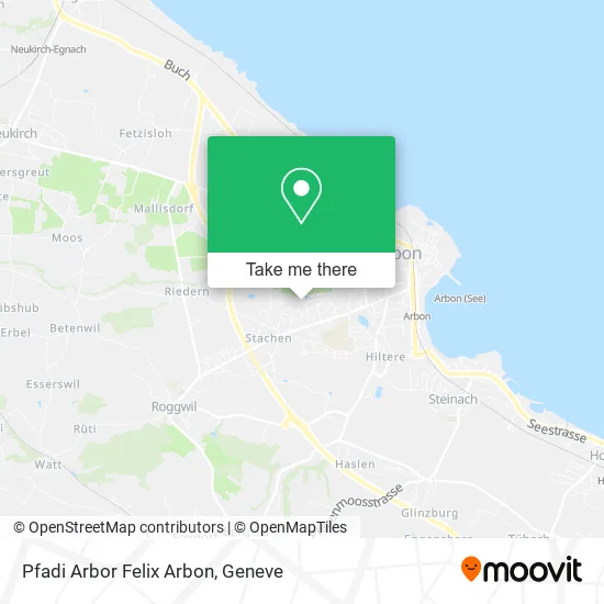 Pfadi Arbor Felix Arbon map