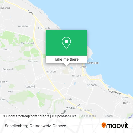 Schellenberg Ostschweiz map