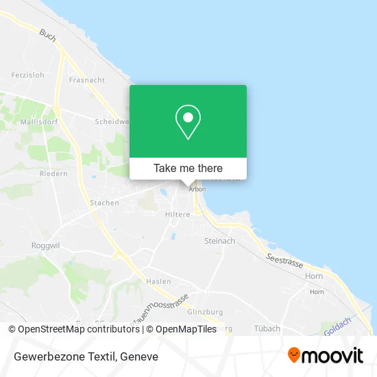 Gewerbezone Textil map