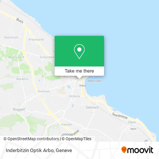 Inderbitzin Optik Arbo map