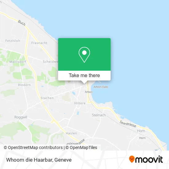 Whoom die Haarbar map