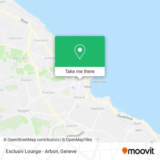 Exclusiv Lounge - Arbon map