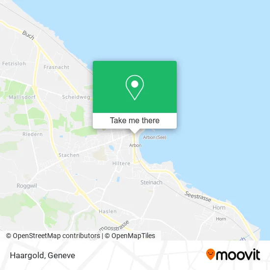 Haargold map