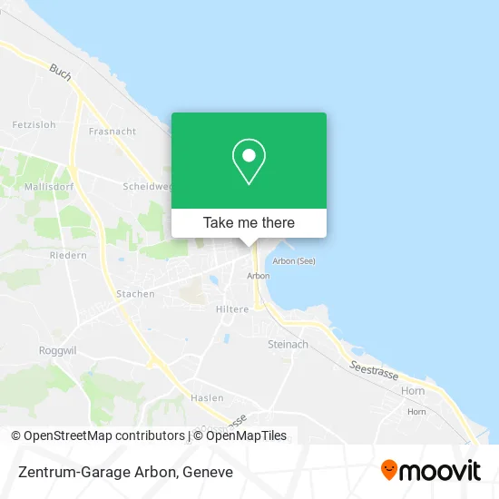 Zentrum-Garage Arbon map