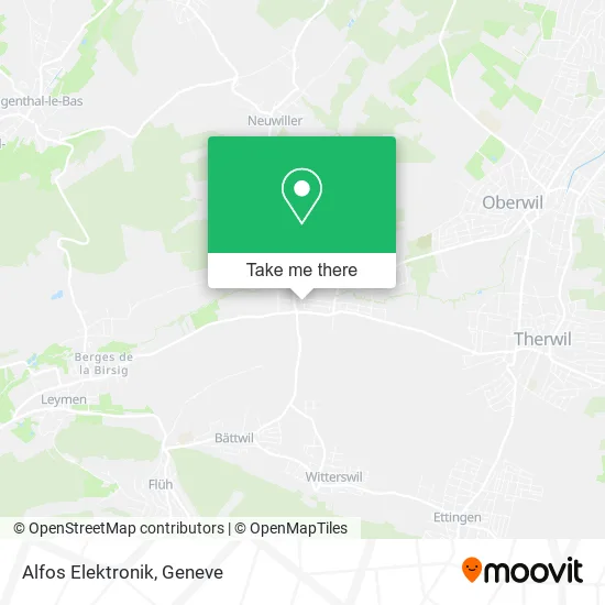 Alfos Elektronik map