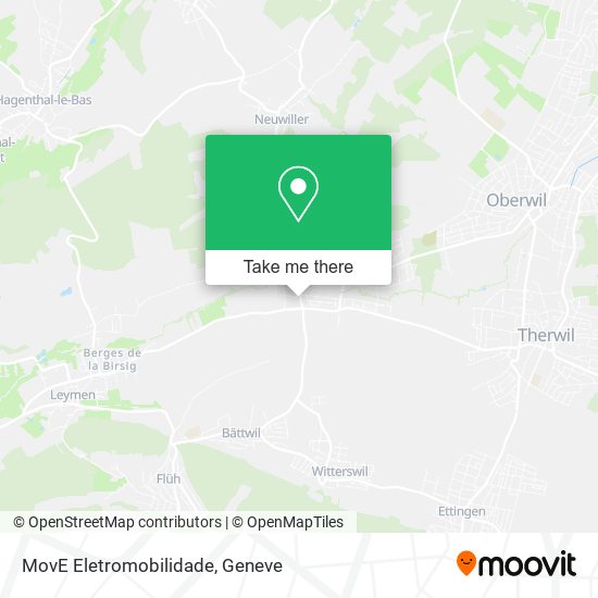 MovE Eletromobilidade map