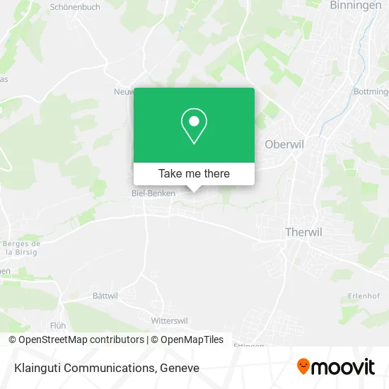 Klainguti Communications map