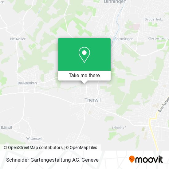 Schneider Gartengestaltung AG map