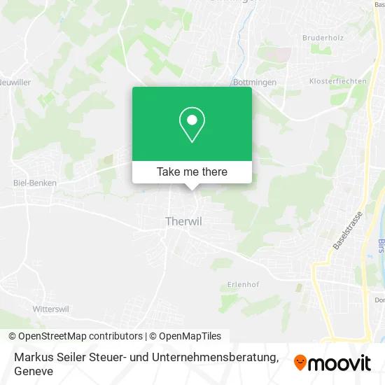 Markus Seiler Steuer- und Unternehmensberatung map