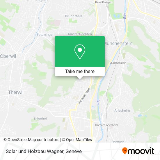 Solar und Holzbau Wagner map