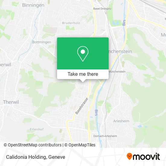 Calidonia Holding map