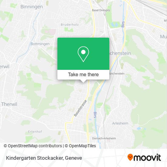 Kindergarten Stockacker map