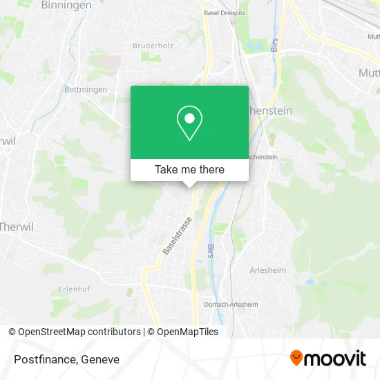 Postfinance map