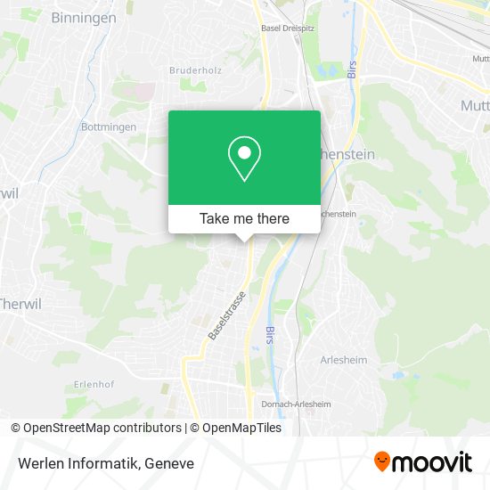 Werlen Informatik map