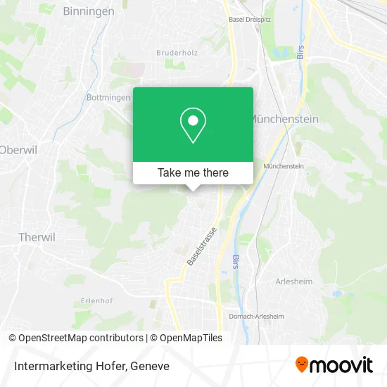 Intermarketing Hofer map