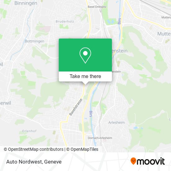Auto Nordwest map