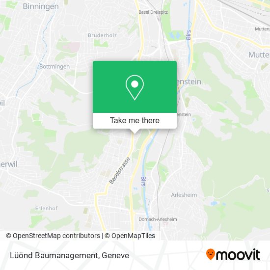 Lüönd Baumanagement map