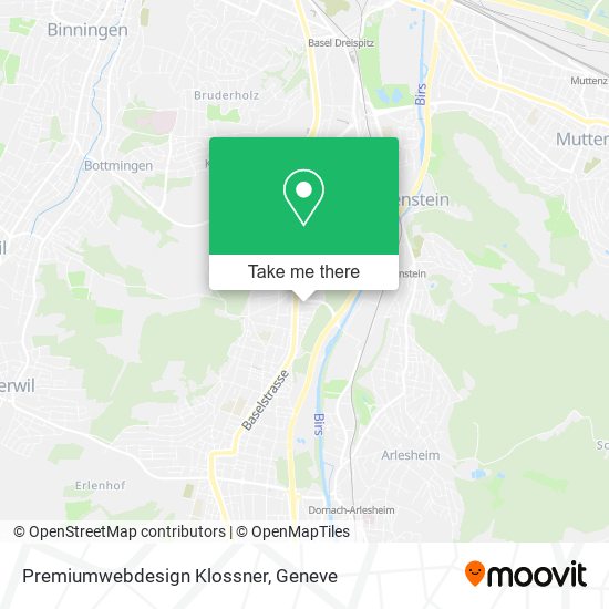 Premiumwebdesign Klossner map