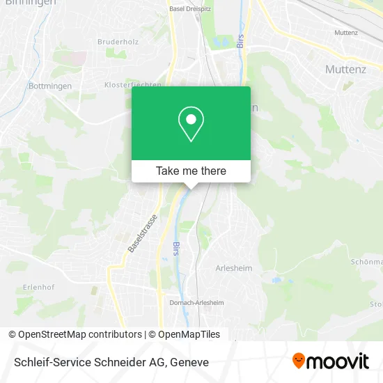 Schleif-Service Schneider AG map
