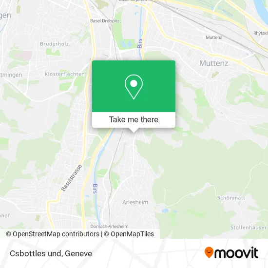 Csbottles und map