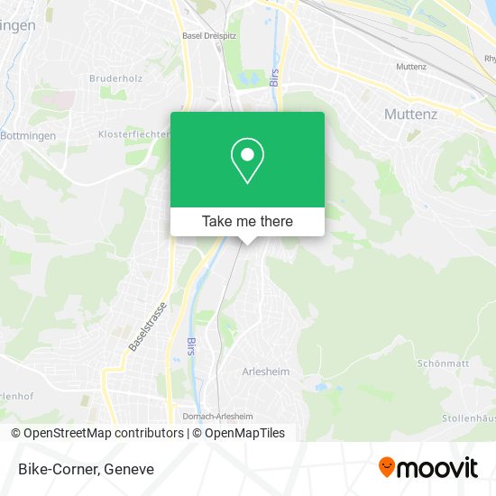 Bike-Corner map