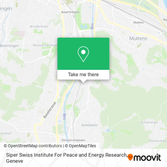 Siper Swiss Institute For Peace and Energy Research map