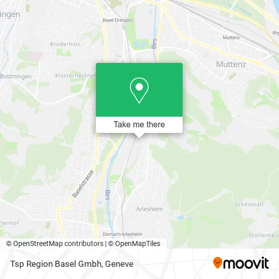 Tsp Region Basel Gmbh map