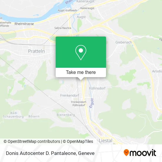Donis Autocenter D. Pantaleone map