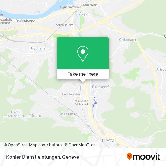 Kohler Dienstleistungen map