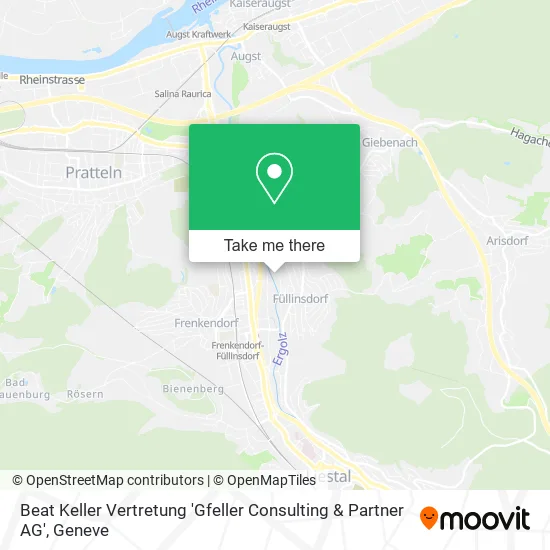 Beat Keller Vertretung 'Gfeller Consulting & Partner AG' map