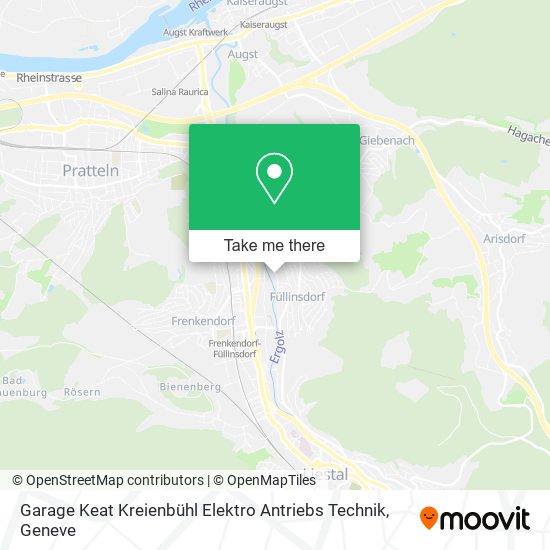 Garage Keat Kreienbühl Elektro Antriebs Technik map