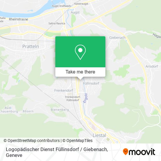 Logopädischer Dienst Füllinsdorf / Giebenach map