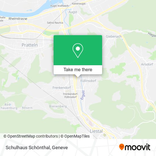 Schulhaus Schönthal map