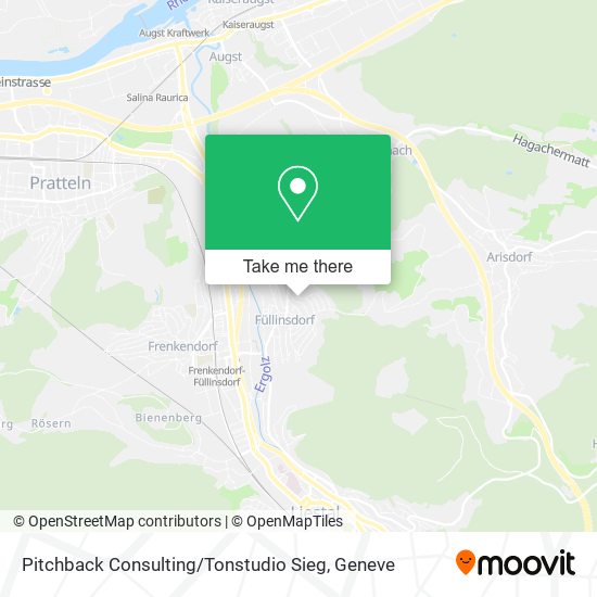 Pitchback Consulting / Tonstudio Sieg map
