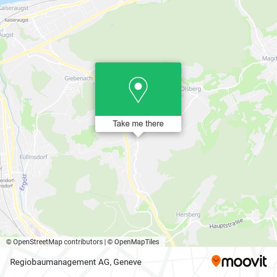 Regiobaumanagement AG map