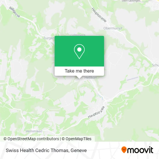 Swiss Health Cedric Thomas map