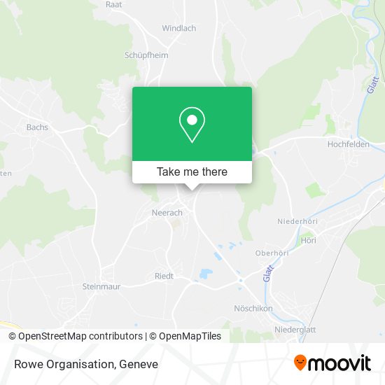 Rowe Organisation map