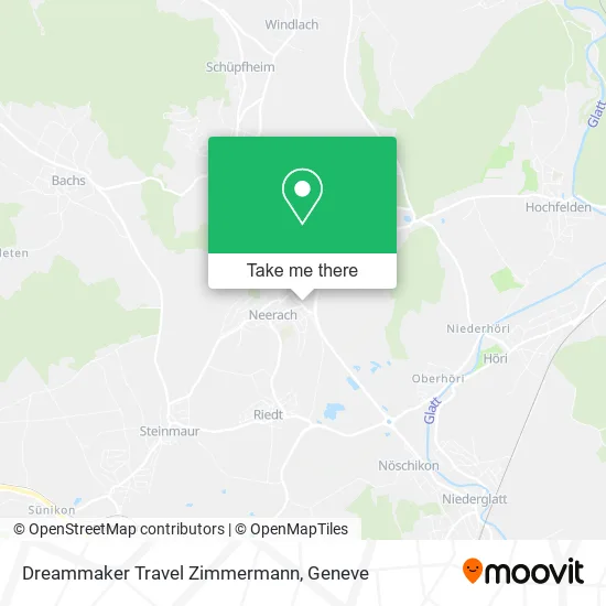 Dreammaker Travel Zimmermann map