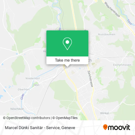 Marcel Dünki Sanitär - Service map