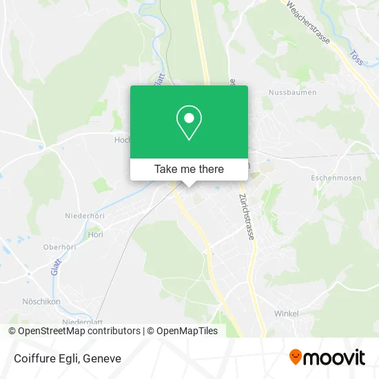 Coiffure Egli map
