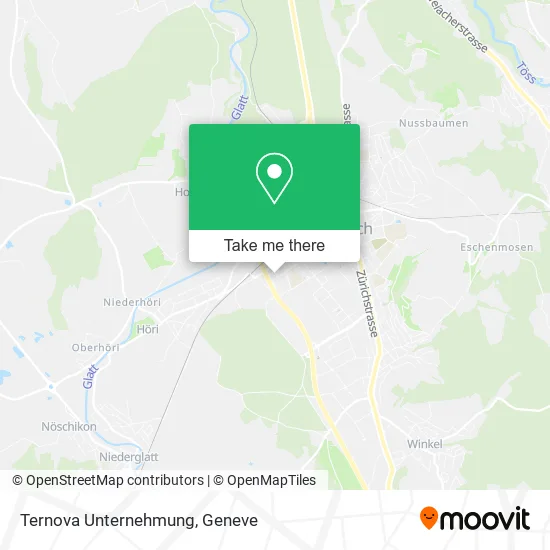 Ternova Unternehmung map