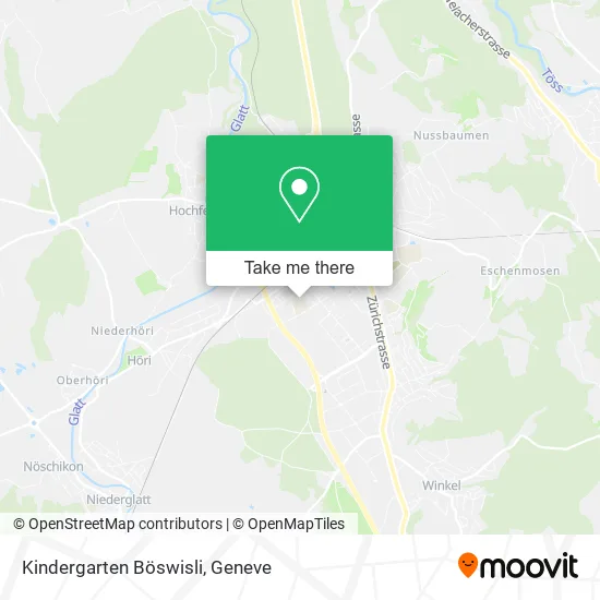 Kindergarten Böswisli map