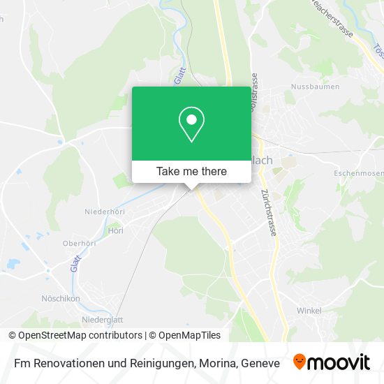 Fm Renovationen und Reinigungen, Morina map