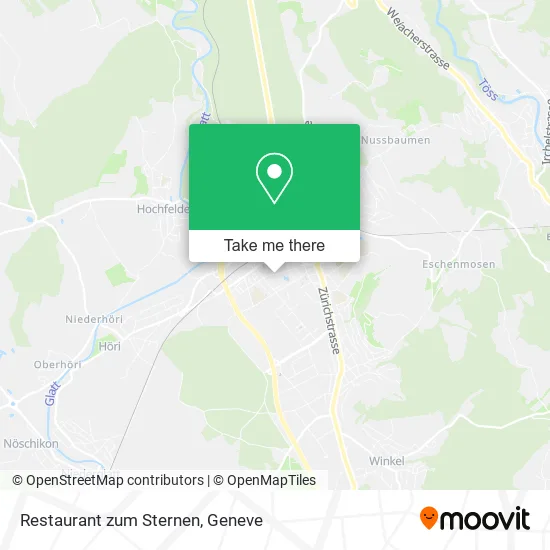 Restaurant zum Sternen map