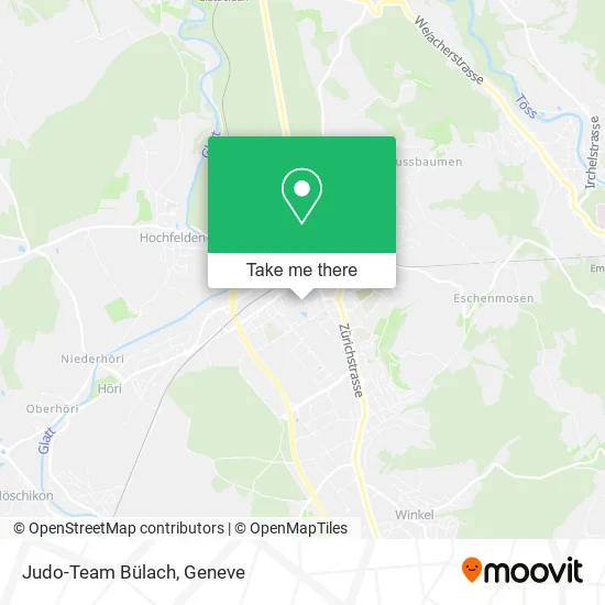 Judo-Team Bülach map